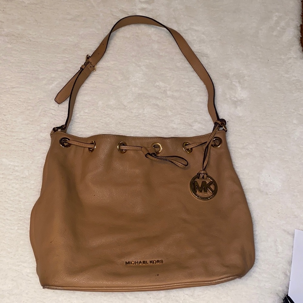 Tan MK purse